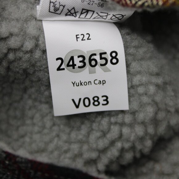 Outdoor Research Yukon Cap Hat Mens Medium Yellow/Red Earflaps Polyester Winter - Picture 11 of 12